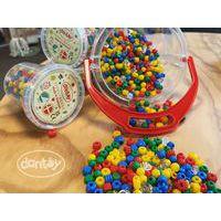 Seau 1580 perles plastique couleurs vives - Image 2