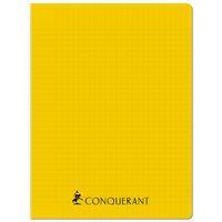 Cahier agrafé 24 x 32 cm 96p séyès 70g PP jaune - Image principale