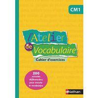 L'atelier de vocabulaire - cahier exercices - CM1 - Image principale