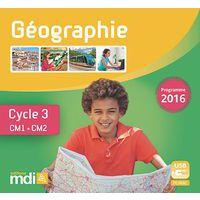 Géographie CM1/CM2 Clé USB de ressources Edit.2018 Matériel éditeur vendu à prix net - Image principale