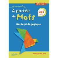 Le nouvel à portée de mots CM1 Guide pédagogique édition 2019 - Image principale