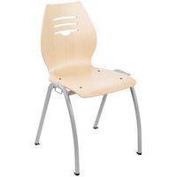 Chaise coque bois Java 4 pieds - Manutan Expert - Image principale