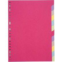 Intercalaire carte recyclée 170g A4 12 positions - Image principale