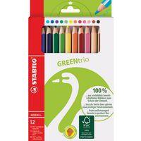 Etui carton x 12 crayons de couleur STABILO GREENtrio - Image principale