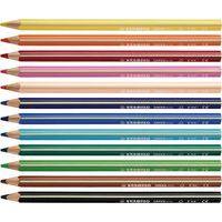 Etui carton x 12 crayons de couleur STABILO GREENtrio - Image 2