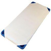 Lot 10 draps plat couchette polycoton 55 x 130 cm Blanc - Image principale