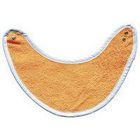 Lot 10 bavoirs bandana éponge 400 g/m² 23 x 37 cm Orange - Image principale