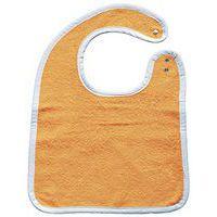Lot 10 bavoirs fermeture pression éponge 400 g/m² 35 x 50 cm Orange - Image principale