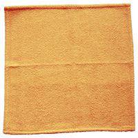 Lot 10 carrés éponge coton 400 g/m² 50 x 50 cm Orange - Image principale