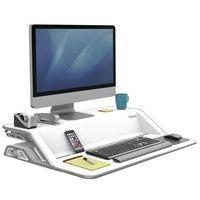 Plateforme de travail assis-debout Lotus - Blanc - Image 3