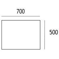 Table Géométra rectangulaire 70x50 cm - Manutan Expert - Image 2