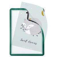 2 pochettes cadre Magneto dos magnétique A4 Vert - Image principale