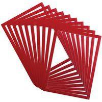 Lot de 10 Cadre d'affichage Magneto PRO Memo rouge - Image 5