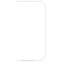 Mur d'écriture liberté Elément final Ht 195x95 cm blanc - 1 semelle magnétique - Image principale