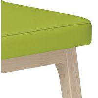 Chauffeuse Zelos sans surpiqûre hêtre Absinthe - Image 3