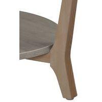 Table basse Zélos Ø 80 cm 2 plateaux hêtre/chêne foncé - Image 4