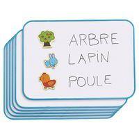 Lot de 6 ardoises blanches magnétiques - Image principale