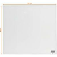 Tableau mémo magnétique en verre - 450 x450 mm -blanc - Nobo - Image 4