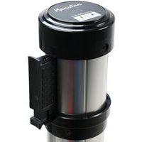 Poteau de balisage Argent à fixer au sol Sangle de 2 m Noir/jaune - Image 4