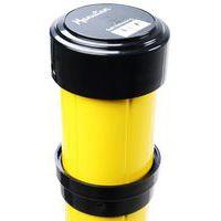 Poteau de balisage Jaune à fixer au sol Sangle de 2 m Noir/jaune - Image 5