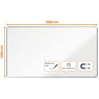 Tableau blanc - acier laqué Nano Clean -  85"  - Nobo - Image 3