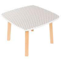 Table basse Woody 60 x 60 cm plateau décor Brun - Image principale