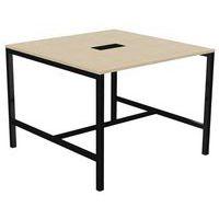 Table haute Astro 140 x 143 cm pied métal et top access - Image principale
