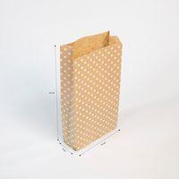 Sachet de 50 pochettes kraft, 15x31+6cm, Etoiles - Image 4