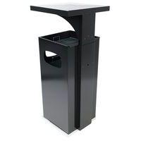 Cendrier et poubelle usage intérieur et extérieur 38 L - gris - Image 5