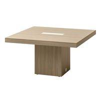 Table de réunion Allegra rectangulaire 140 x 140 cm coloris orme - Image principale