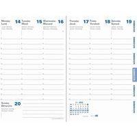 Agenda hebdomadaire 2025 affaires recyclé Déc/Déc noir - Image 2
