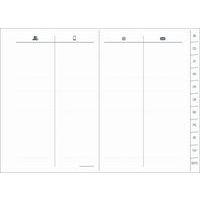 Répertoire alphabétique de 7x10 cm club noir - Image 2