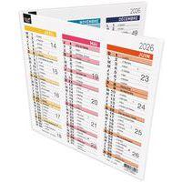 Lot de 10 Calendrier origami 18 fr arc en ciel par 10 - 36x18cm - Image 2