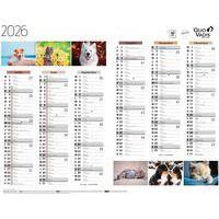 Lot de 10 Calendrier 2025 FANTAISIE 27X21 animaux par 10 - Image 2