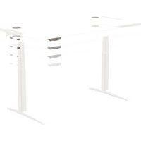 Bureau réglable Levado -Piètement blanc Plateau 120cm Blanc - Image 3