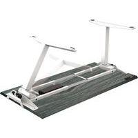 Bureau réglable Levado -Piètement blanc Plateau 140cm Chêne - Image 2