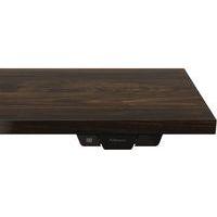 Bureau réglable Levado -Piètement gris Plateau 180cm Noyer - Image 3