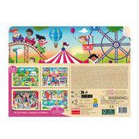 Lot de 4 puzzles 'Les loisirs' de 24 pièces en bois. - Image 4