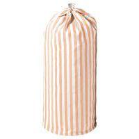Sac à linge forme marin à fond rond - Modèle 805 - Rayé blanc orange - Image principale