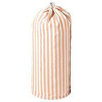 Lot de 6 sacs à linge forme marin fond rond-Mod.805-Rayé blanc orange - Image principale