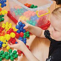 Connecteur étoile géante - 60 pièces multicolores - Hope Education - Image 4