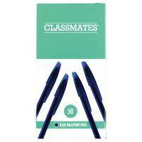 Stylo à bille - Design élégant - Classmates - Bleu - Lot de 50 - Image 5