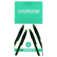 Stylo à bille - Design élégant - Classmates - Vert - Lot de 50 - Image 2
