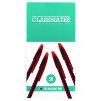 Stylo à bille - Design élégant - Classmates - Rouge - Lot de 50 - Image 4