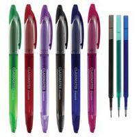 Stylo roller effaçable - Assortiment de 6 couleurs - Classmates - Lot de 12 - Image 2