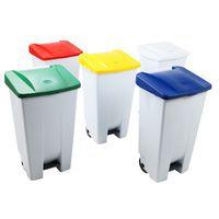 Poubelle mobile à pédale - tri sélectif 120 L - Manutan Expert - Image 5