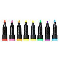 Pochette 8 stylos fluo Pichon assortis pointe biseautée - Image 5