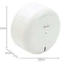 Distributeur papier à dévidage frontal - ABS recyclé - Manutan Expert - Image 2