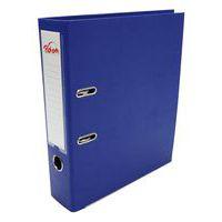 Classeur à levier plastique A4 dos: 75mm avec œillets de blocage et porte-étiquettes - Bleu - Image principale