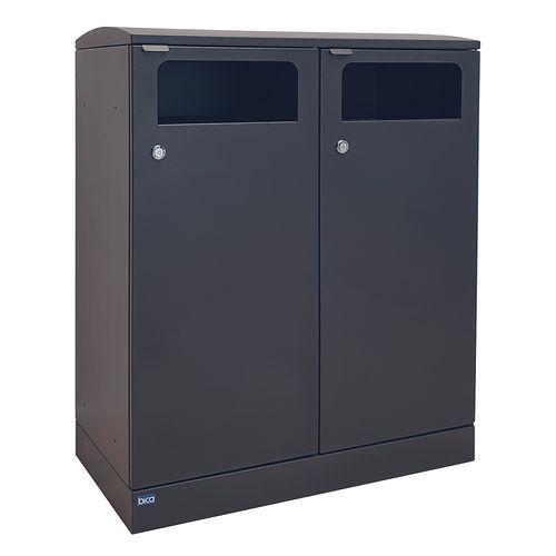 Illustration de : Poubelle pour l'extérieur Bica 712 2x100L